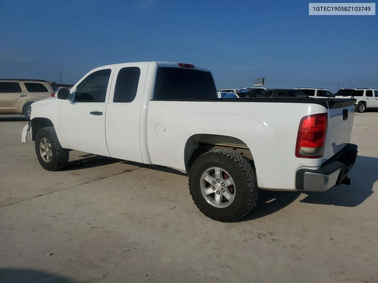 2008 GMC Sierra C1500 VIN: 1GTEC19058Z103749 Lot: 70311194