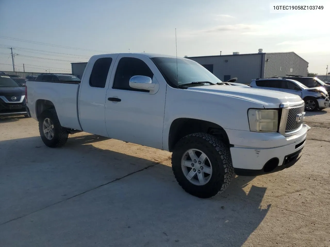 2008 GMC Sierra C1500 VIN: 1GTEC19058Z103749 Lot: 70311194