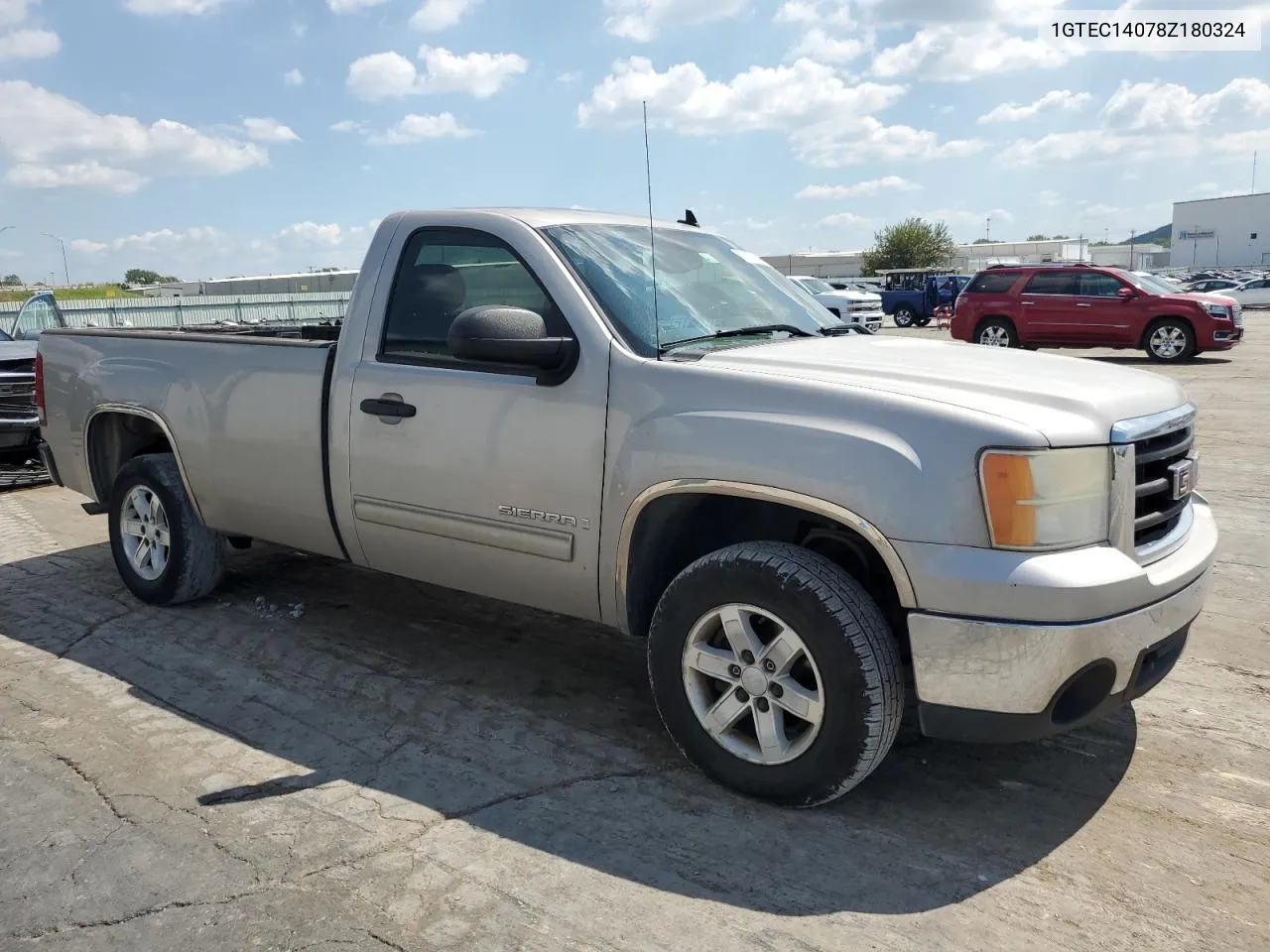 2008 GMC Sierra C1500 VIN: 1GTEC14078Z180324 Lot: 70578944