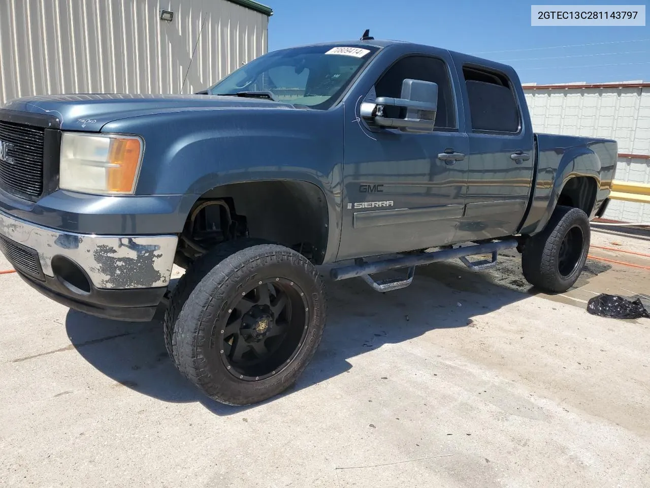 2008 GMC Sierra C1500 VIN: 2GTEC13C281143797 Lot: 70809414