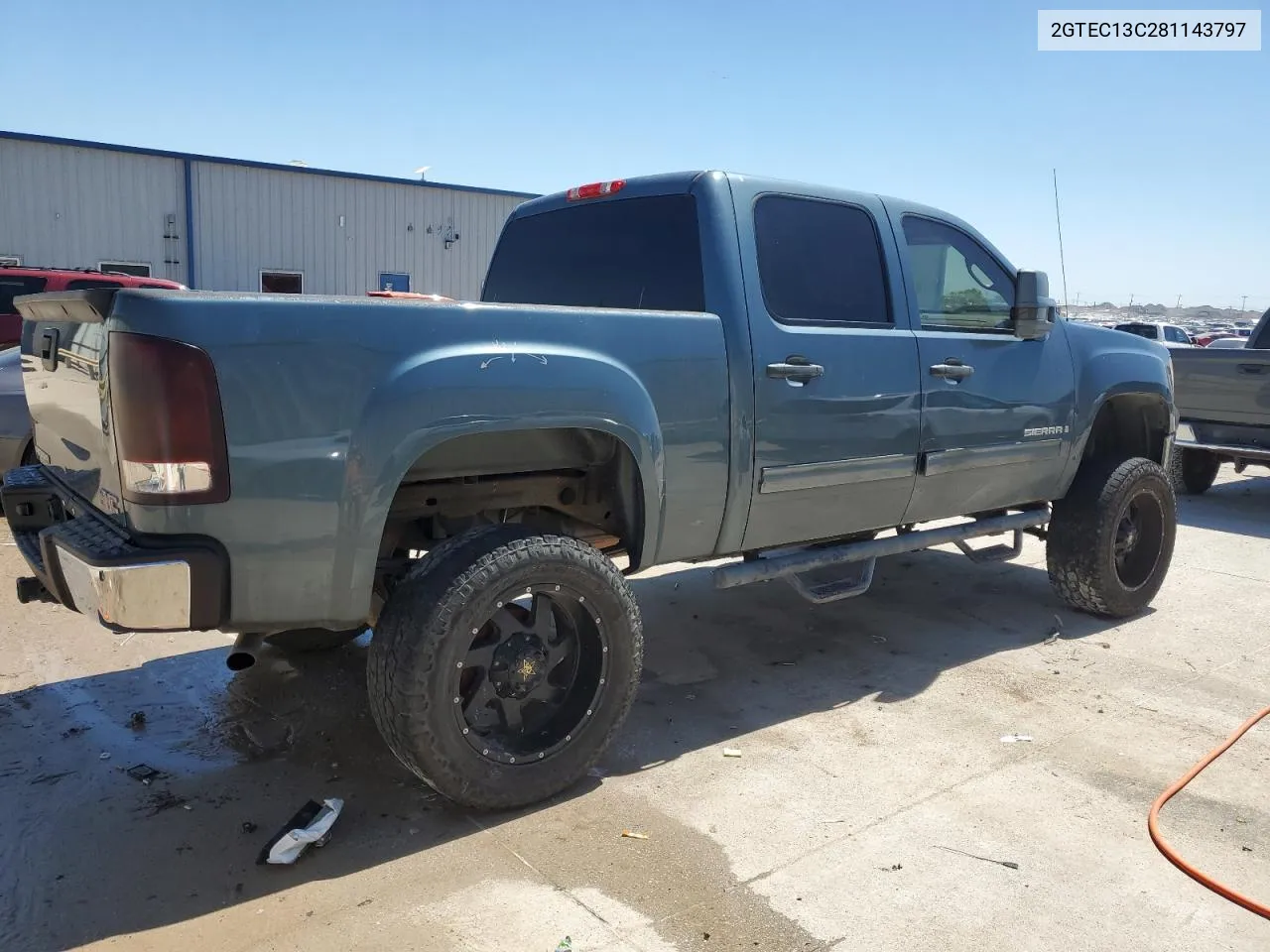 2008 GMC Sierra C1500 VIN: 2GTEC13C281143797 Lot: 70809414