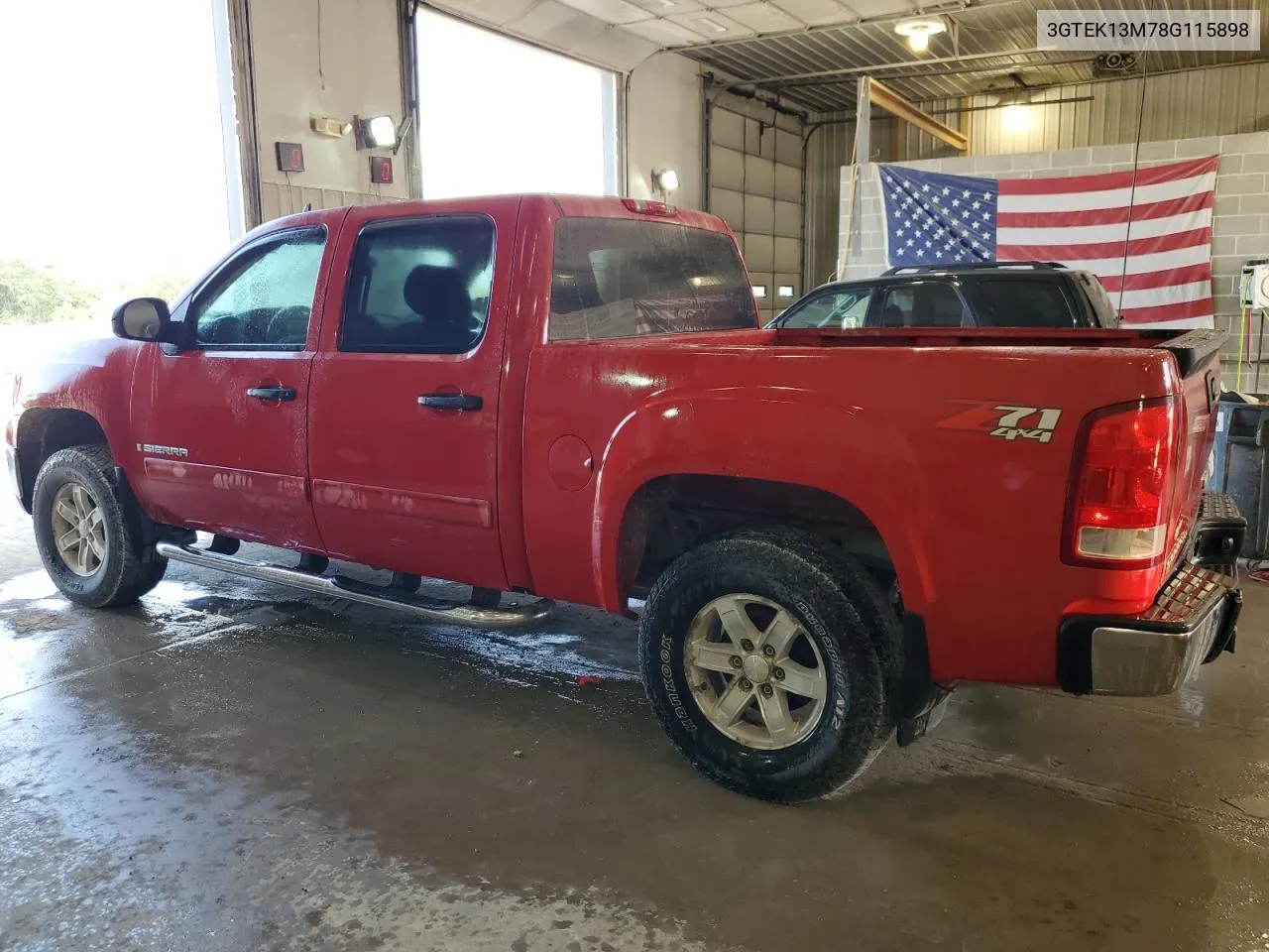 2008 GMC Sierra K1500 VIN: 3GTEK13M78G115898 Lot: 71070994