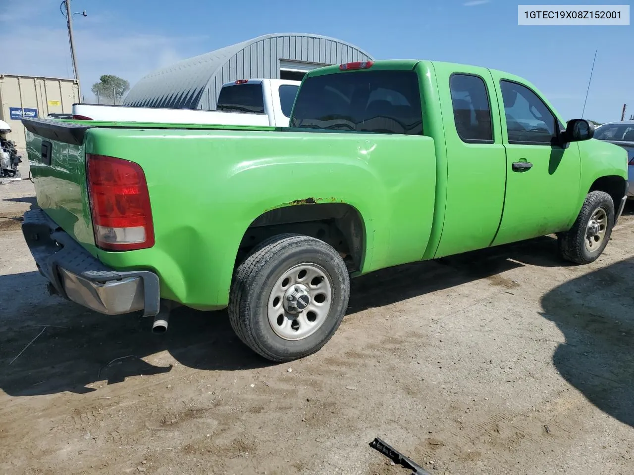 2008 GMC Sierra C1500 VIN: 1GTEC19X08Z152001 Lot: 71259204