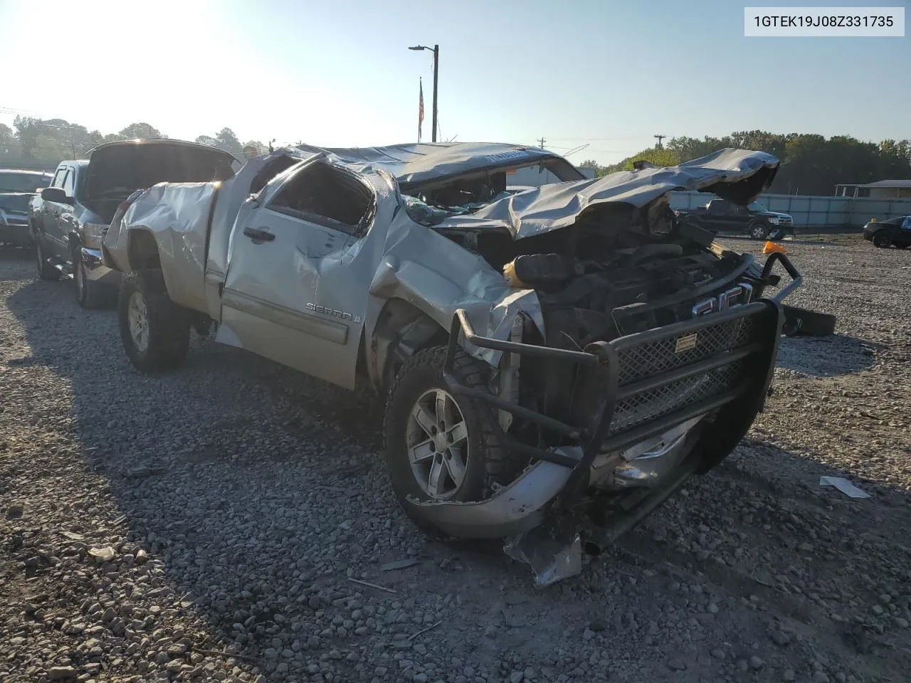 1GTEK19J08Z331735 2008 GMC Sierra K1500