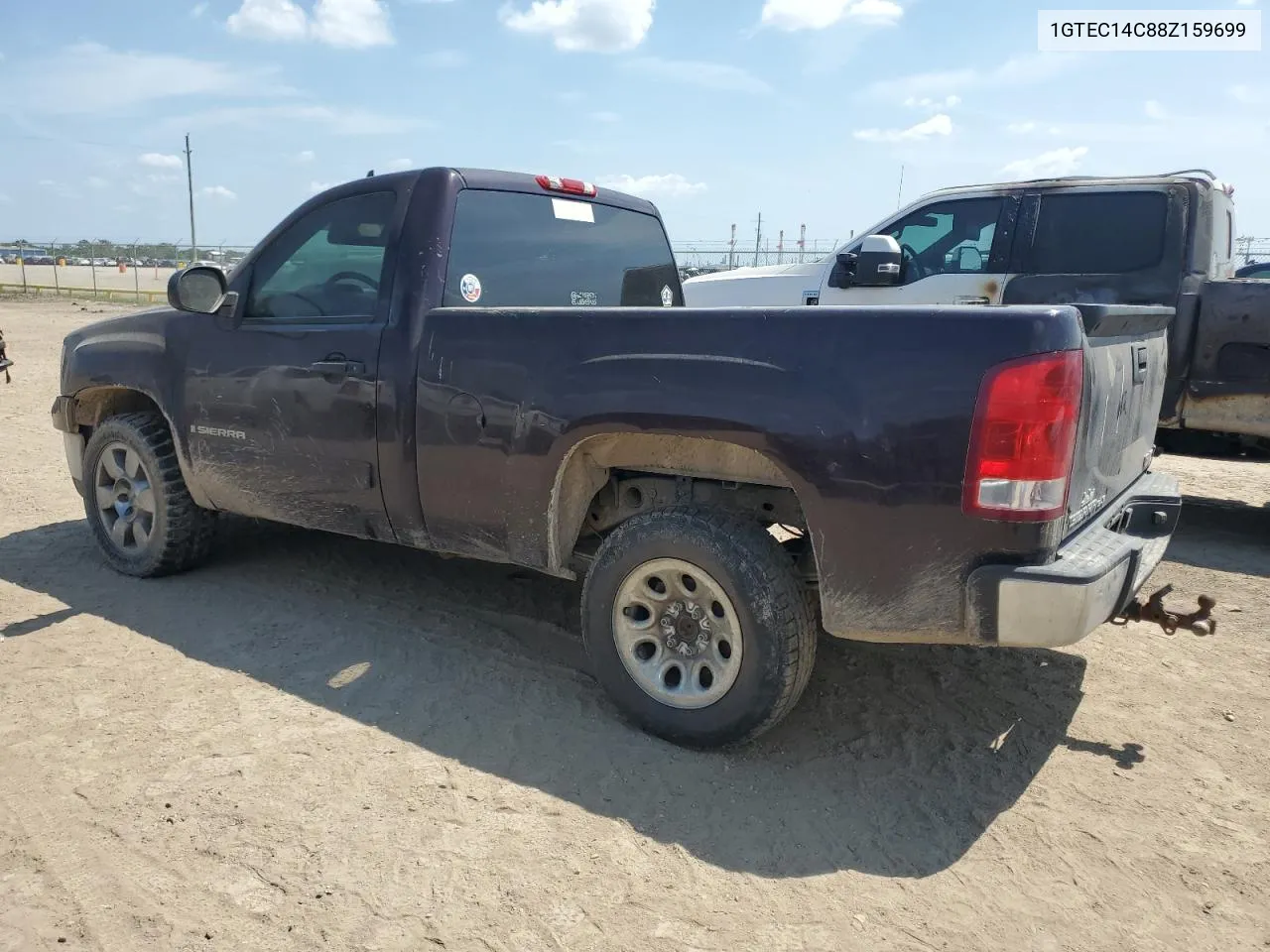 2008 GMC Sierra C1500 VIN: 1GTEC14C88Z159699 Lot: 71675864