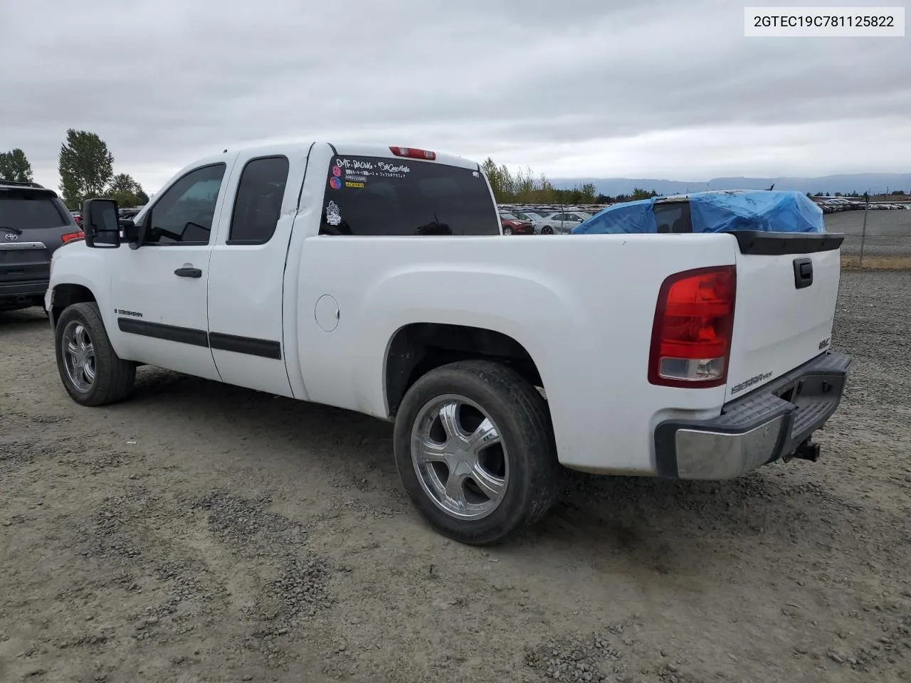 2008 GMC Sierra C1500 VIN: 2GTEC19C781125822 Lot: 71683234