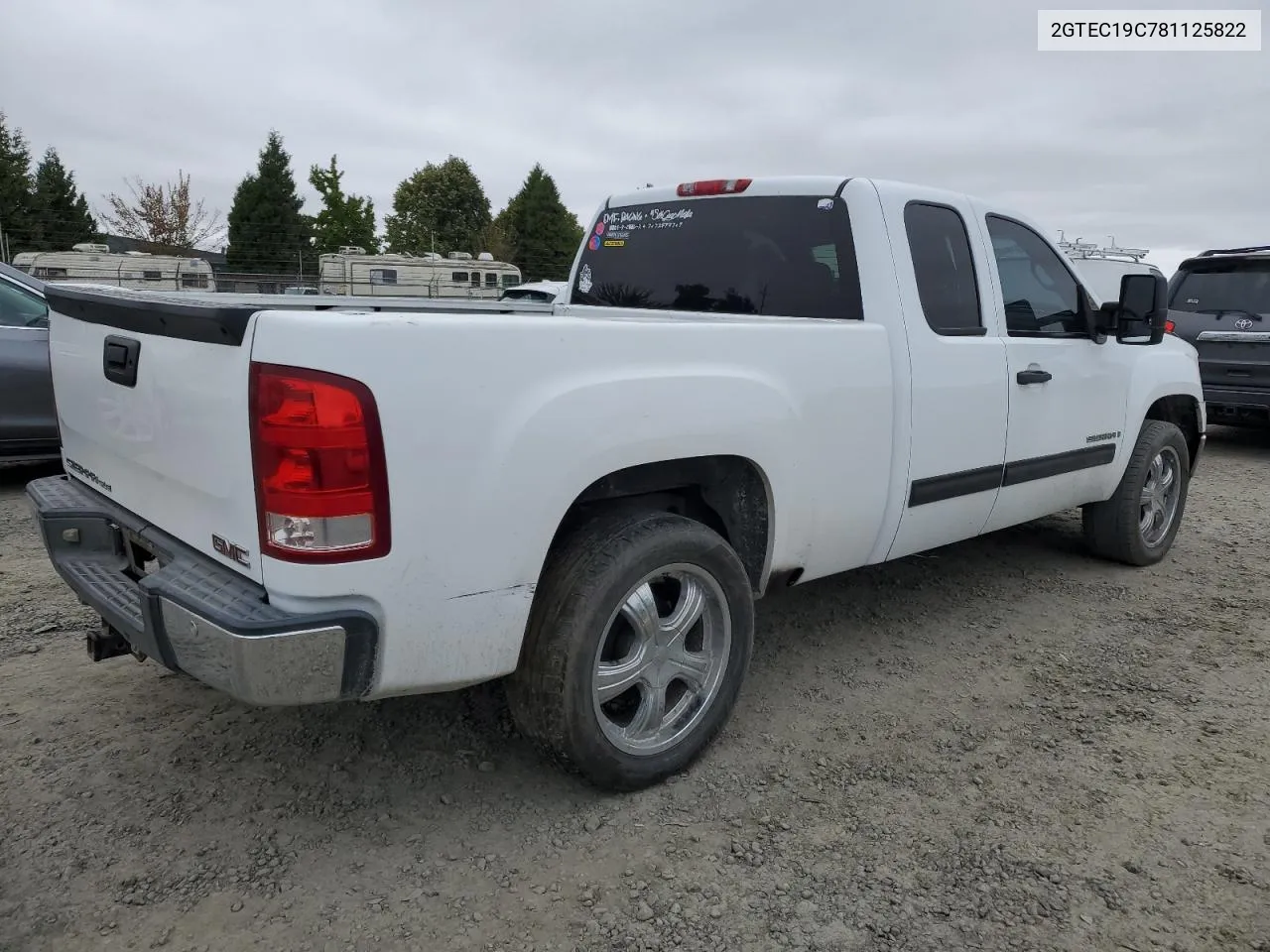 2008 GMC Sierra C1500 VIN: 2GTEC19C781125822 Lot: 71683234