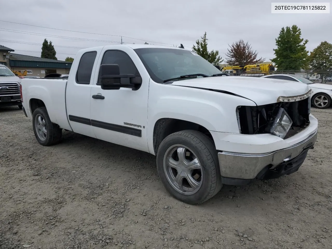 2GTEC19C781125822 2008 GMC Sierra C1500