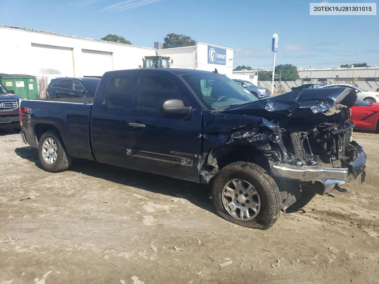 2008 GMC Sierra K1500 VIN: 2GTEK19J281301015 Lot: 72117254