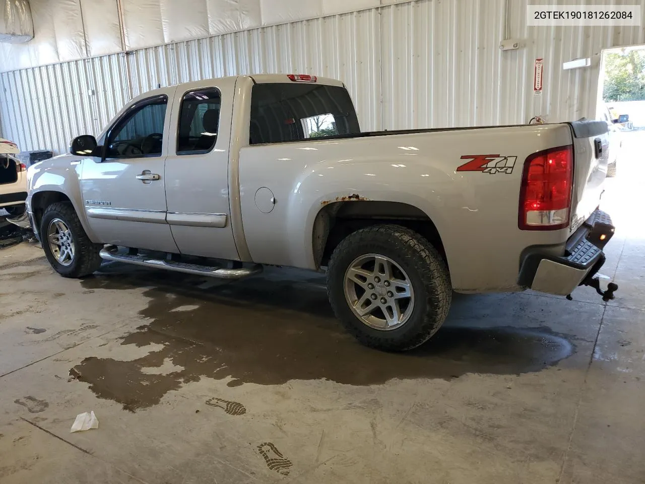 2008 GMC Sierra K1500 VIN: 2GTEK190181262084 Lot: 72168984