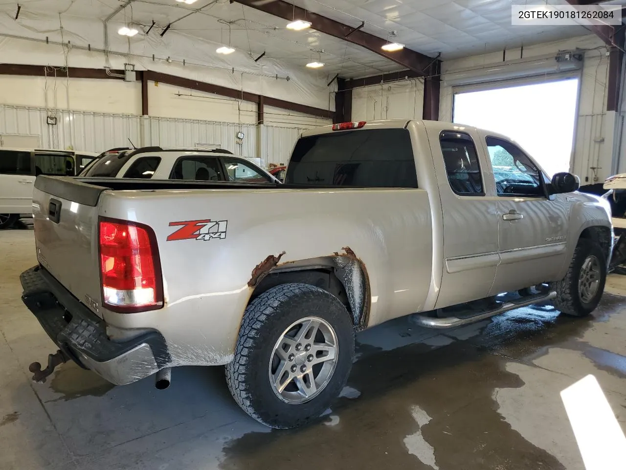 2008 GMC Sierra K1500 VIN: 2GTEK190181262084 Lot: 72168984