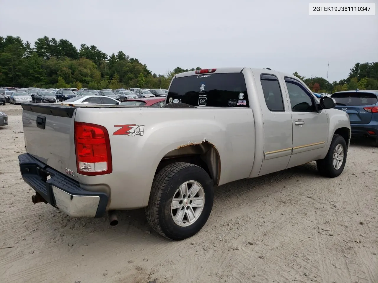 2GTEK19J381110347 2008 GMC Sierra K1500