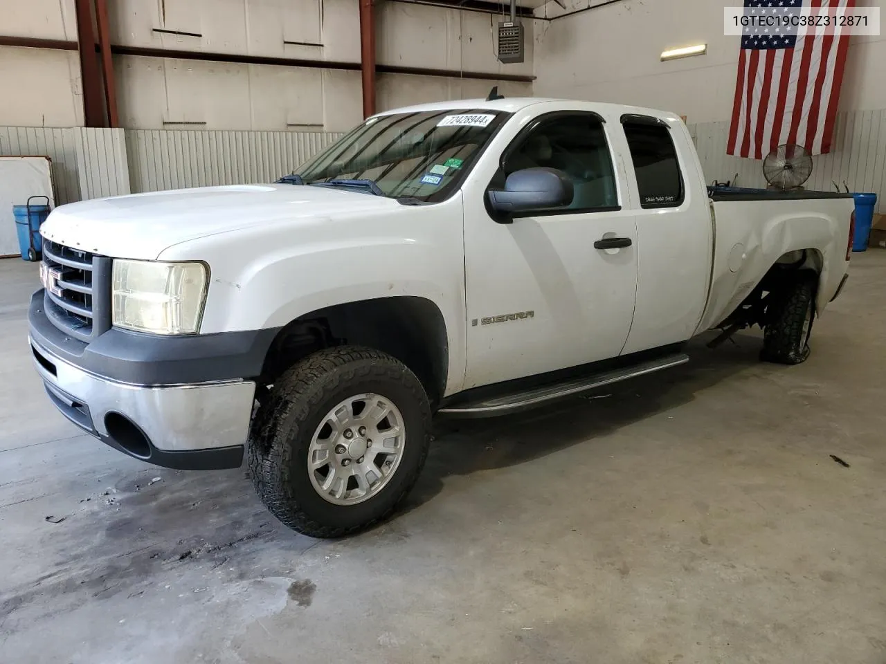 1GTEC19C38Z312871 2008 GMC Sierra C1500