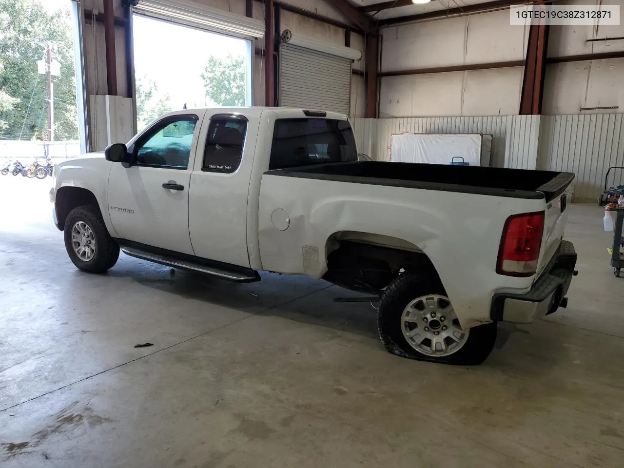 2008 GMC Sierra C1500 VIN: 1GTEC19C38Z312871 Lot: 72428944