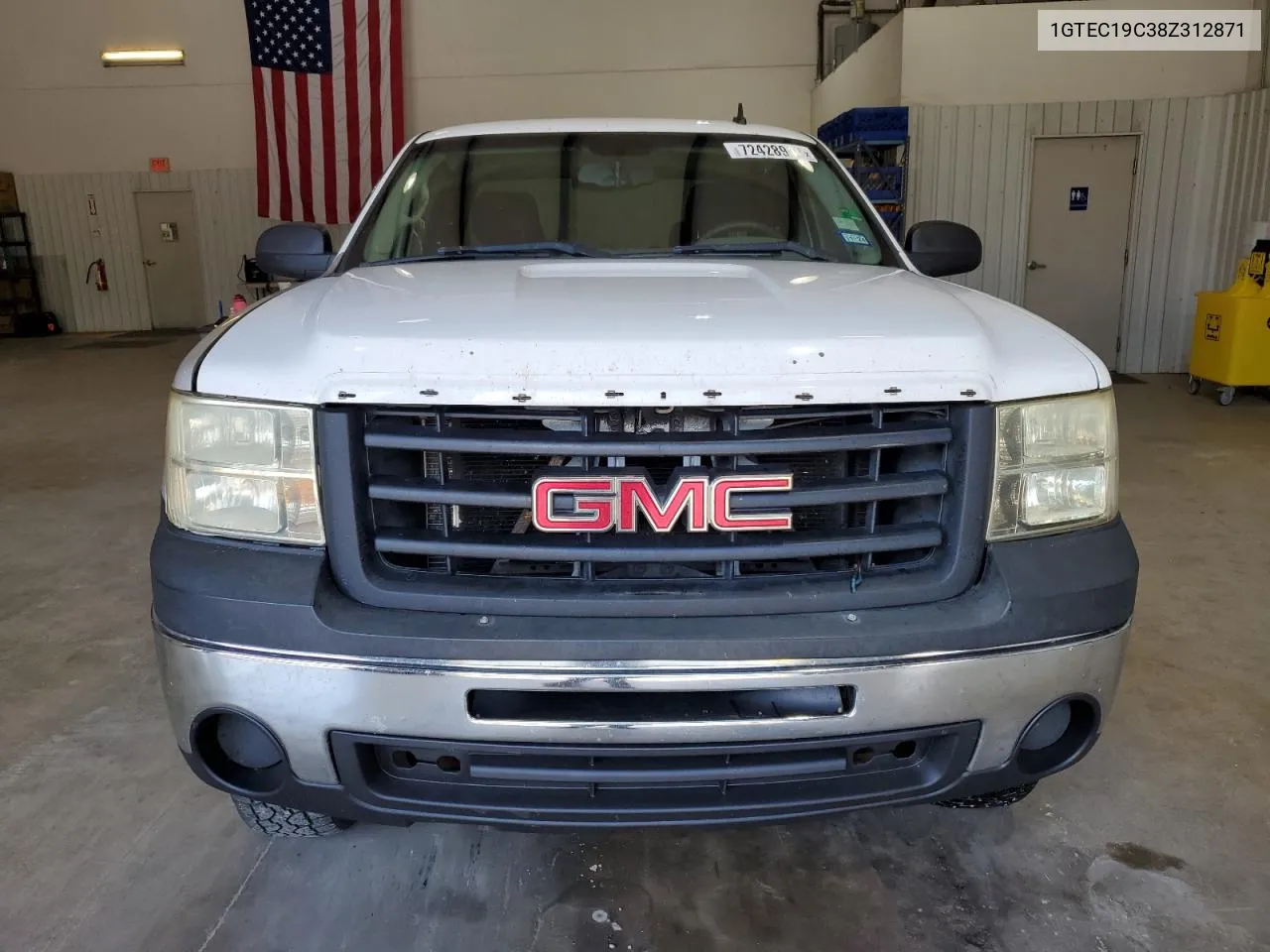 2008 GMC Sierra C1500 VIN: 1GTEC19C38Z312871 Lot: 72428944