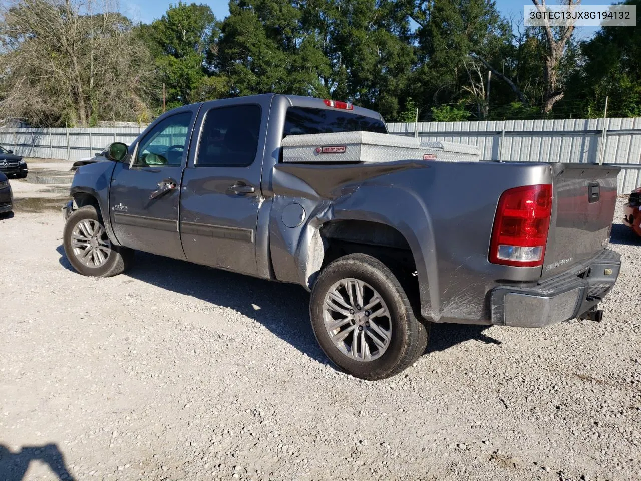 2008 GMC Sierra C1500 VIN: 3GTEC13JX8G194132 Lot: 72555564