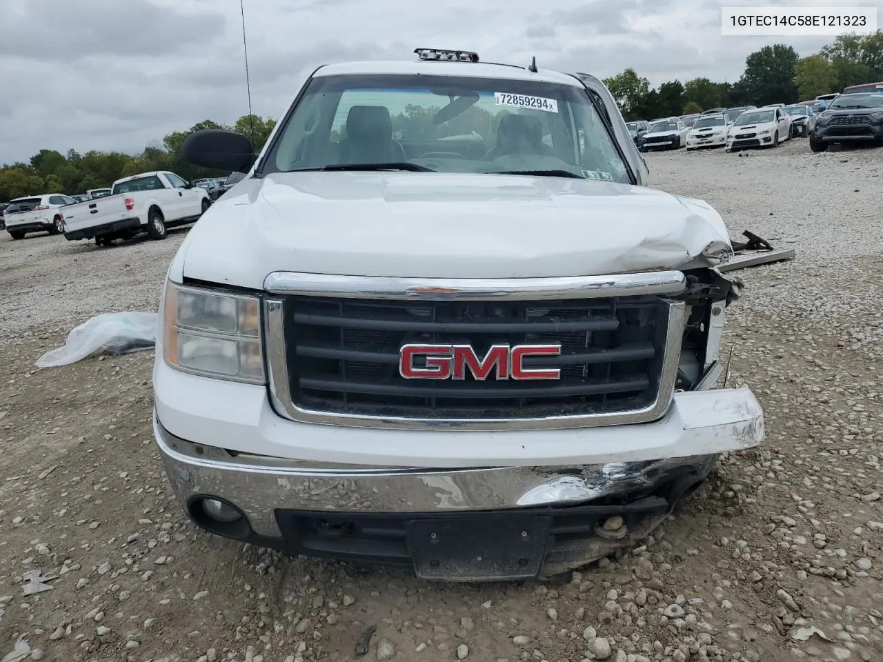 2008 GMC Sierra C1500 VIN: 1GTEC14C58E121323 Lot: 72859294