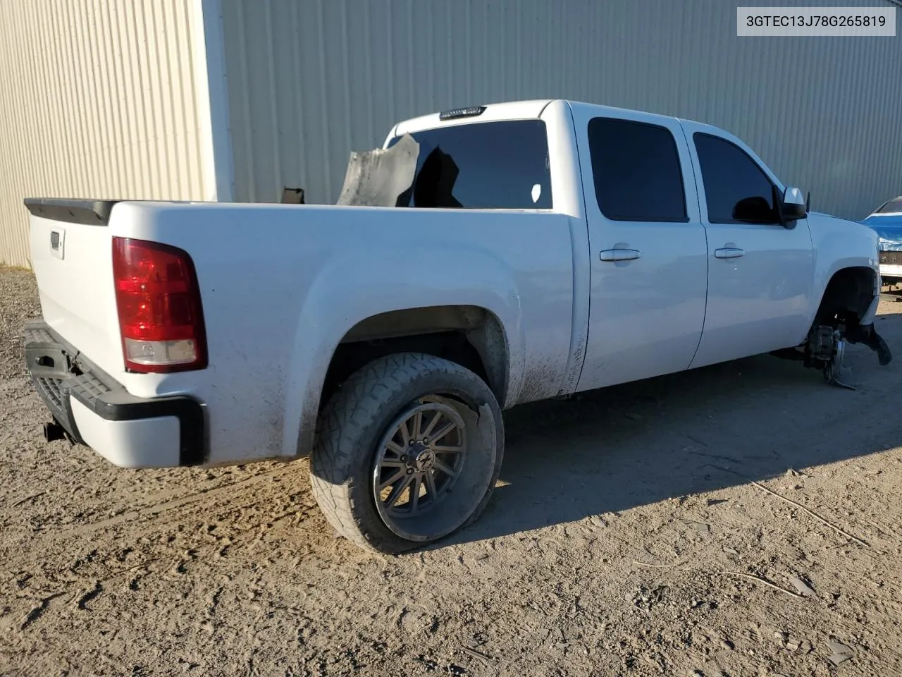 2008 GMC Sierra C1500 VIN: 3GTEC13J78G265819 Lot: 73211024