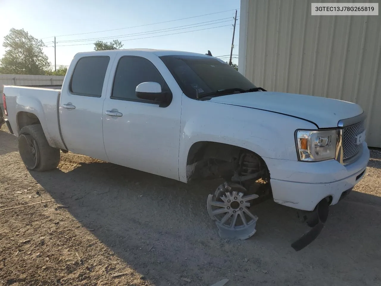 2008 GMC Sierra C1500 VIN: 3GTEC13J78G265819 Lot: 73211024