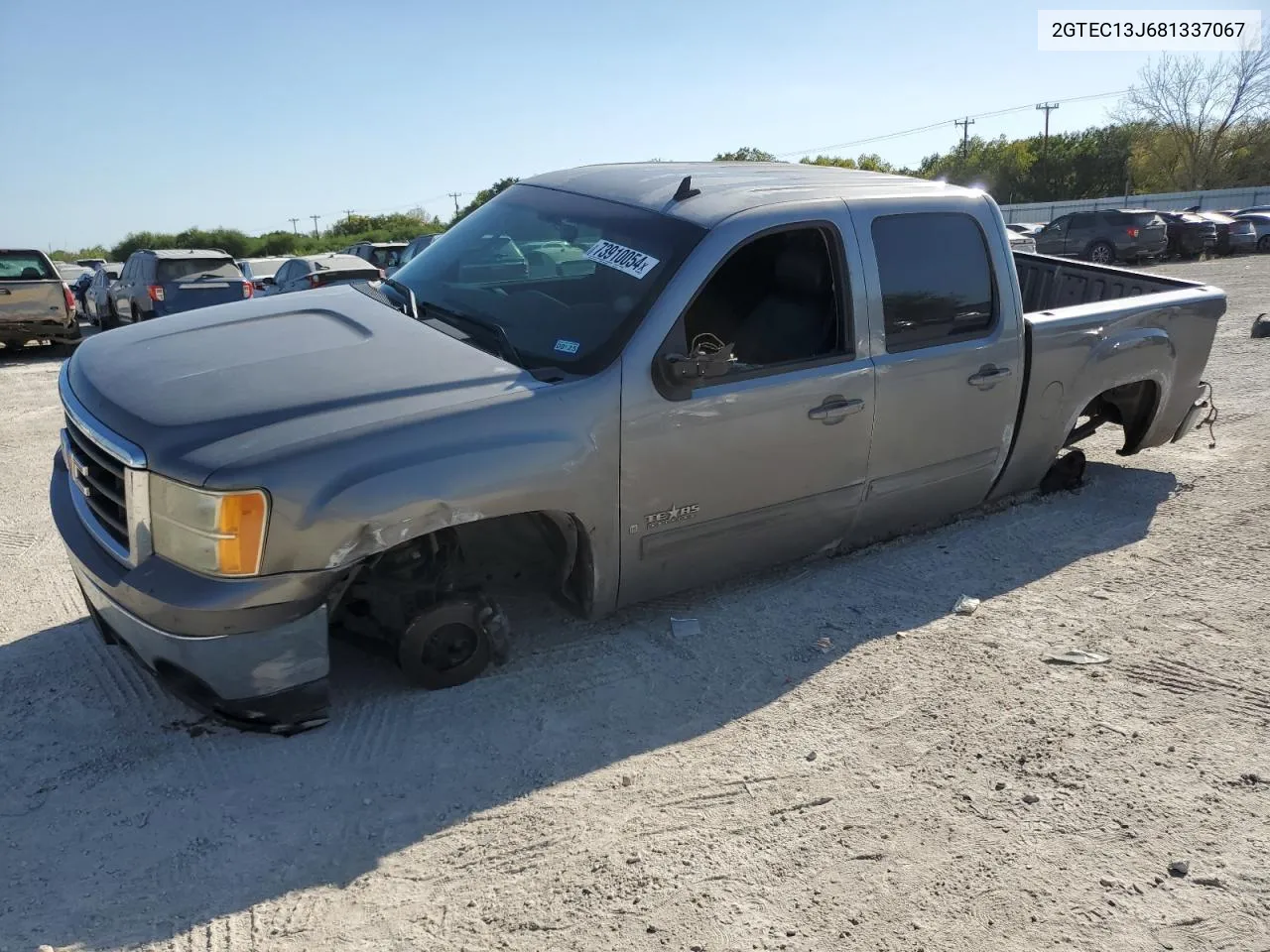 2008 GMC Sierra C1500 VIN: 2GTEC13J681337067 Lot: 73910054