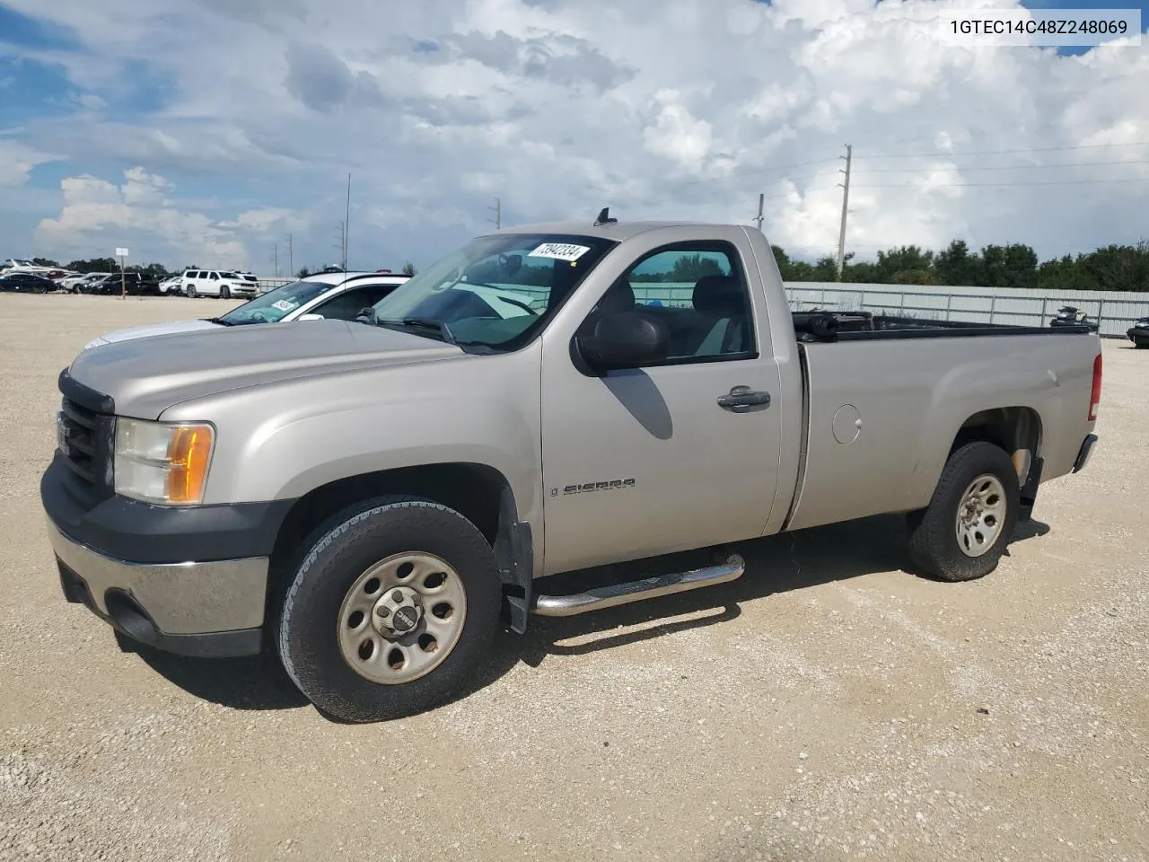 2008 GMC Sierra C1500 VIN: 1GTEC14C48Z248069 Lot: 73942334