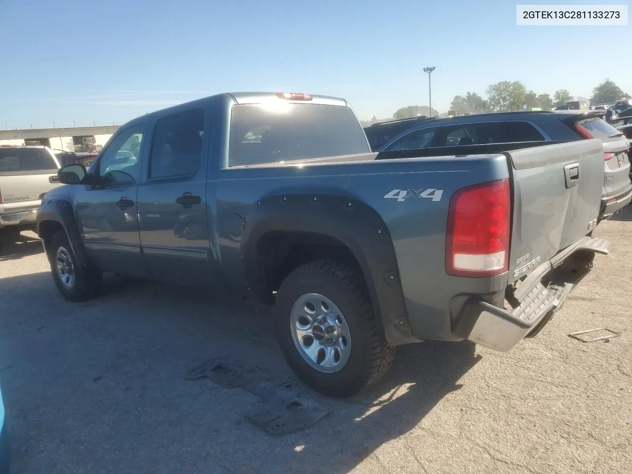 2008 GMC Sierra K1500 VIN: 2GTEK13C281133273 Lot: 74211334