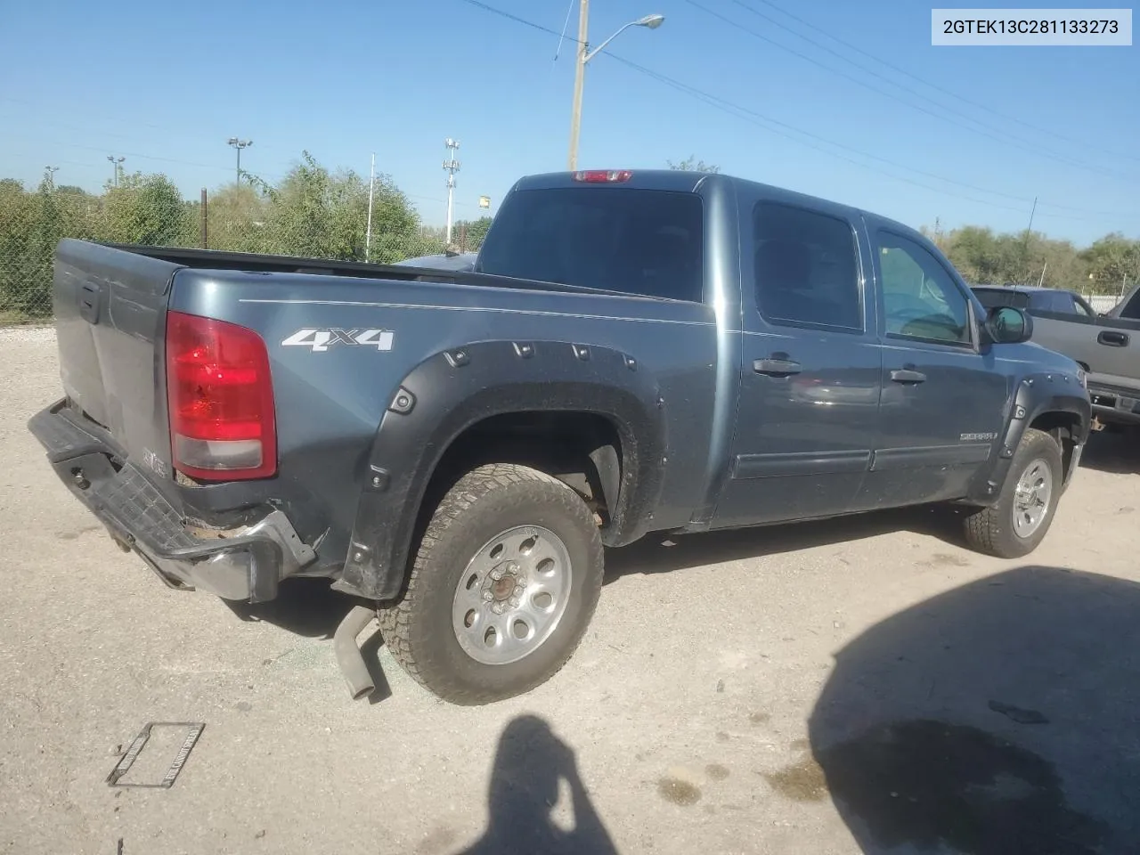 2008 GMC Sierra K1500 VIN: 2GTEK13C281133273 Lot: 74211334