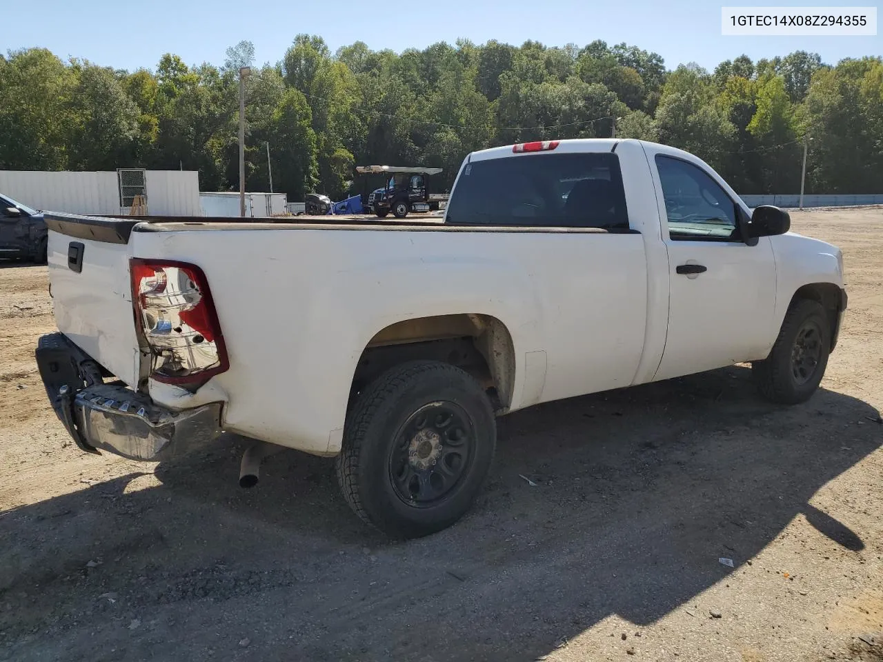 2008 GMC Sierra C1500 VIN: 1GTEC14X08Z294355 Lot: 74324734