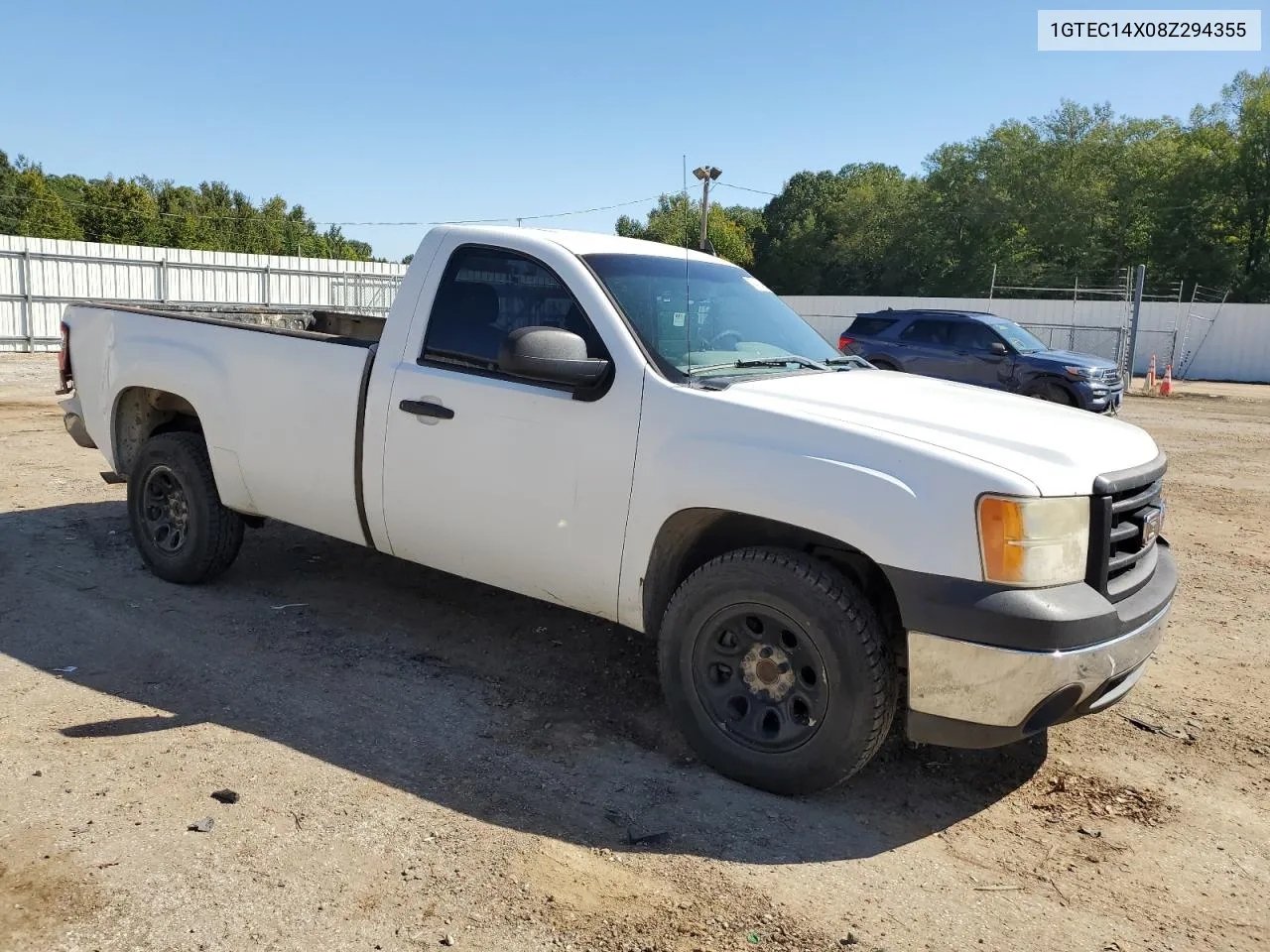 2008 GMC Sierra C1500 VIN: 1GTEC14X08Z294355 Lot: 74324734