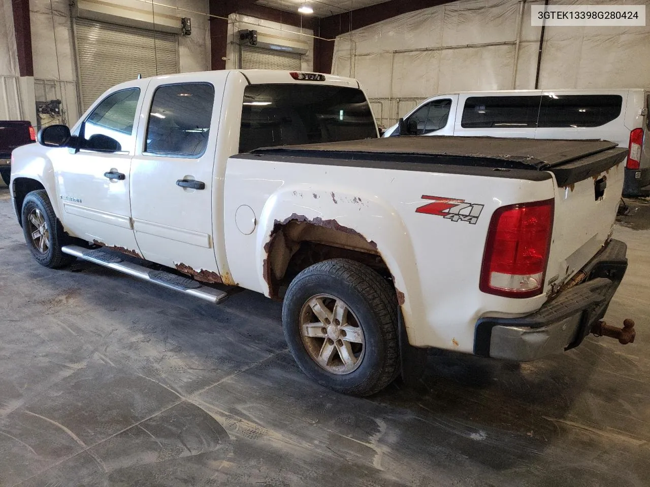 2008 GMC Sierra K1500 VIN: 3GTEK13398G280424 Lot: 74426334