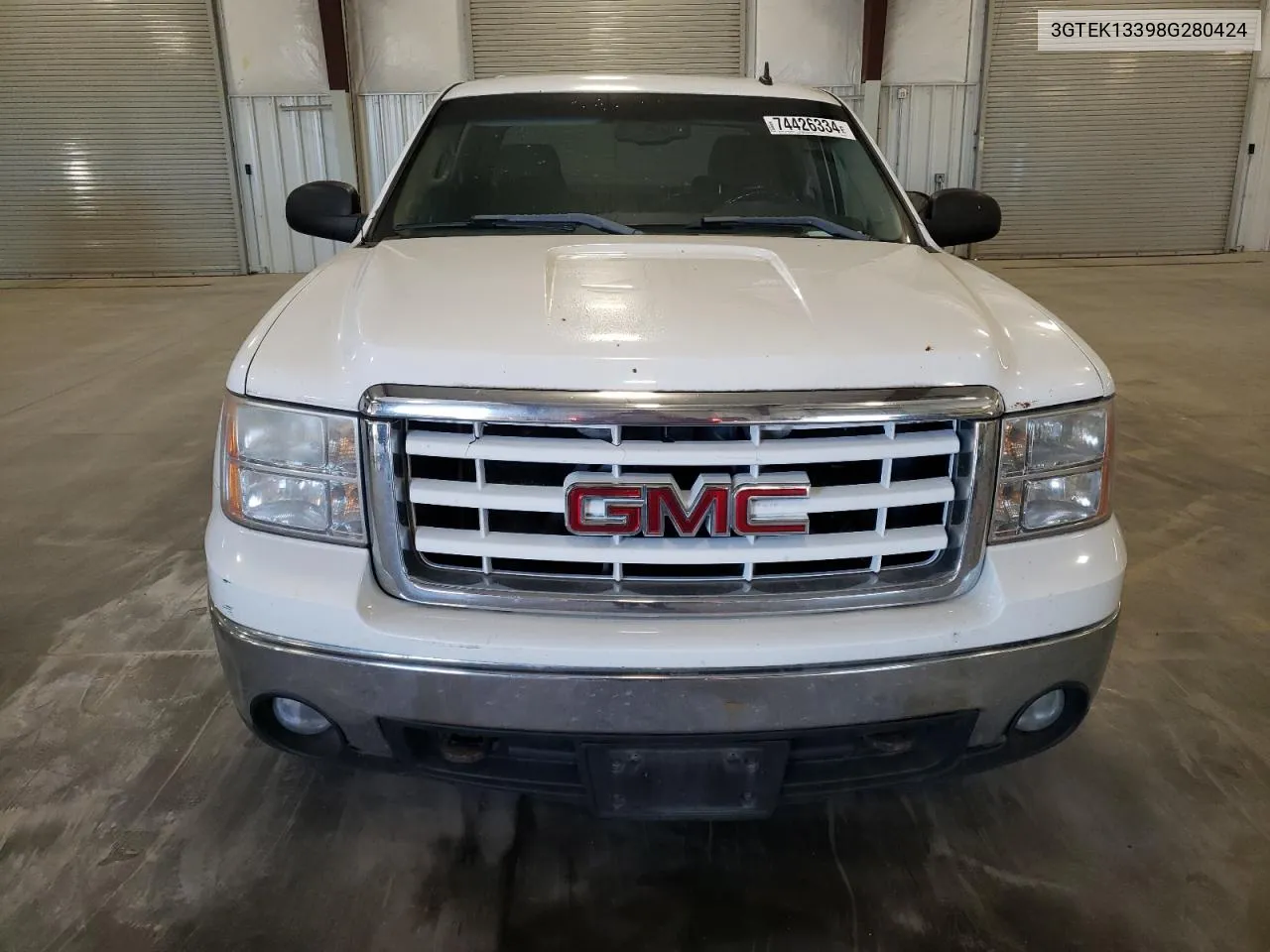 2008 GMC Sierra K1500 VIN: 3GTEK13398G280424 Lot: 74426334