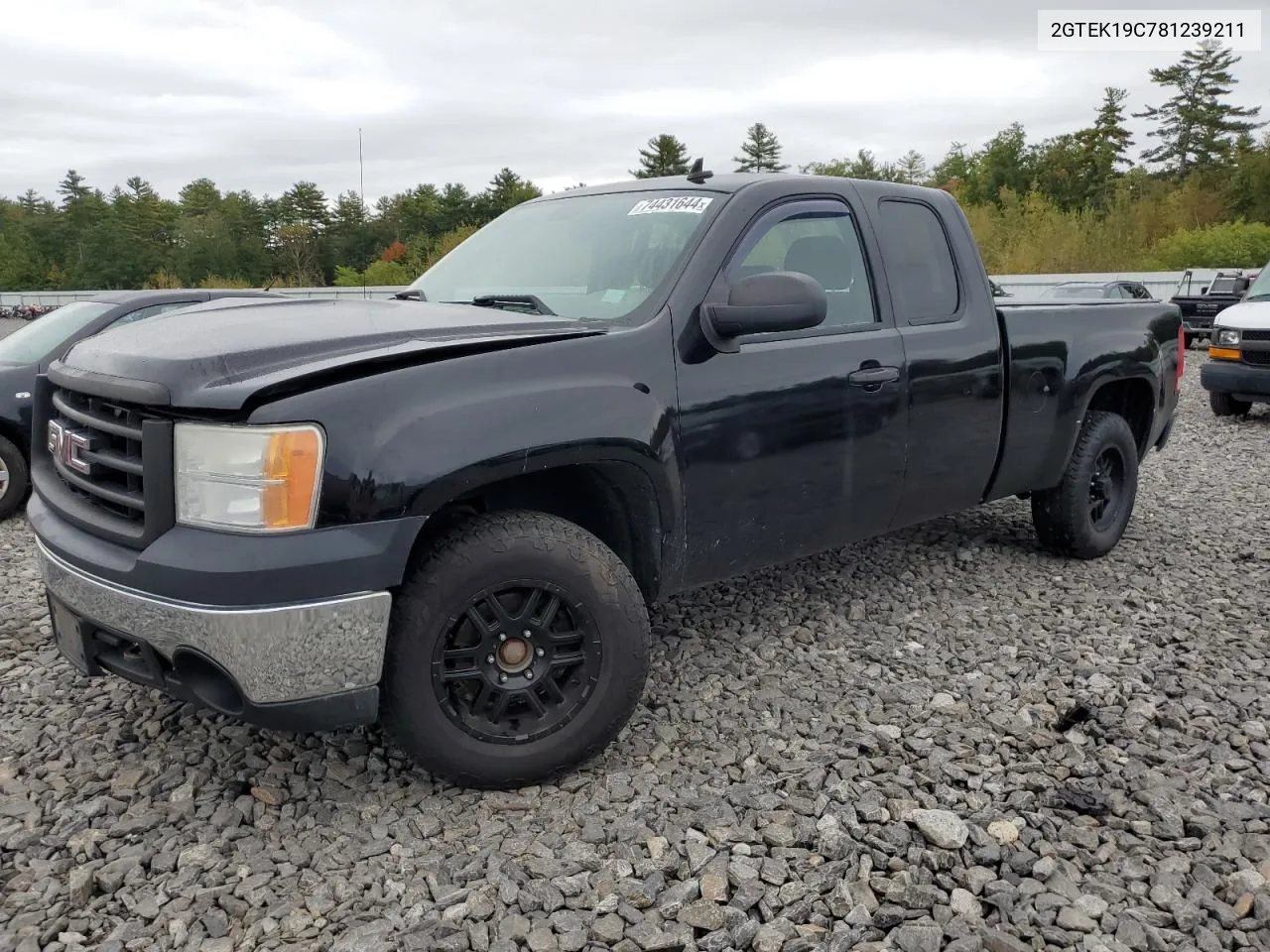 2008 GMC Sierra K1500 VIN: 2GTEK19C781239211 Lot: 74431644