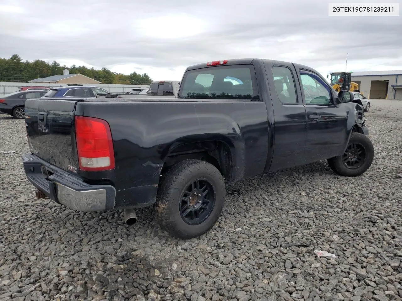 2008 GMC Sierra K1500 VIN: 2GTEK19C781239211 Lot: 74431644