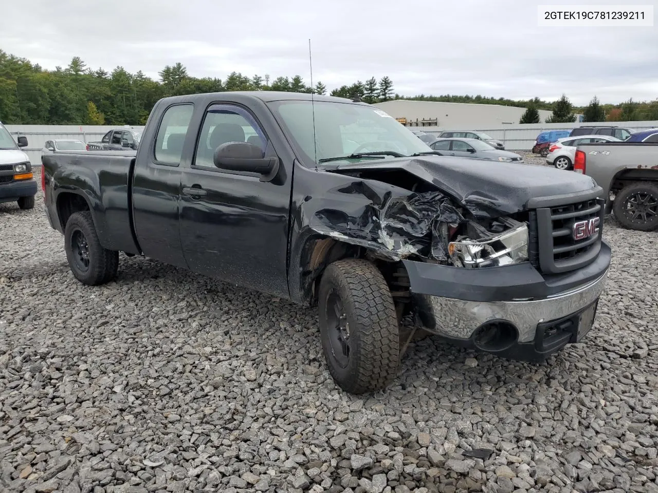 2008 GMC Sierra K1500 VIN: 2GTEK19C781239211 Lot: 74431644