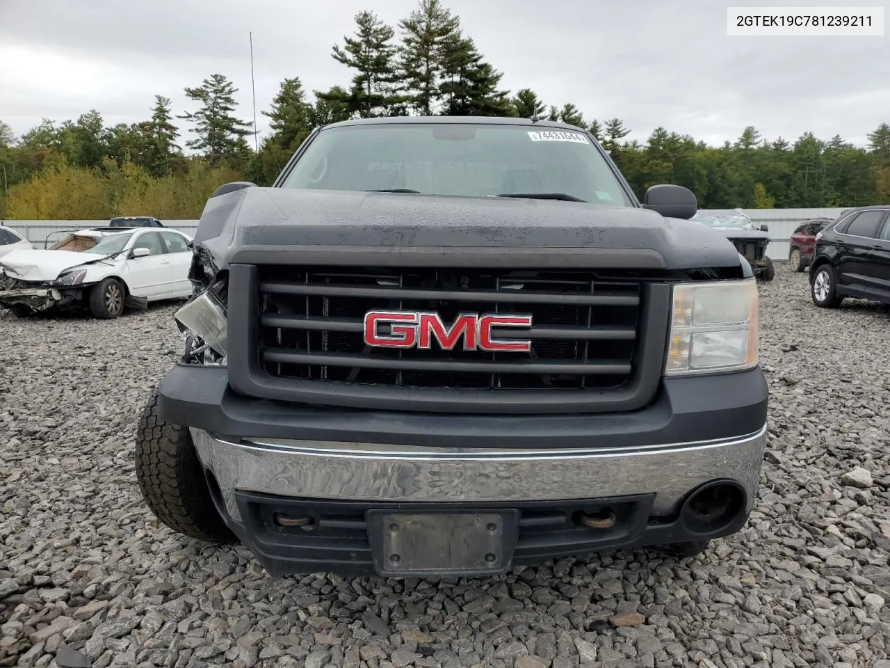 2008 GMC Sierra K1500 VIN: 2GTEK19C781239211 Lot: 74431644