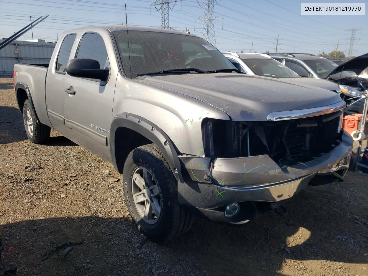 2008 GMC Sierra K1500 VIN: 2GTEK190181219770 Lot: 75206824