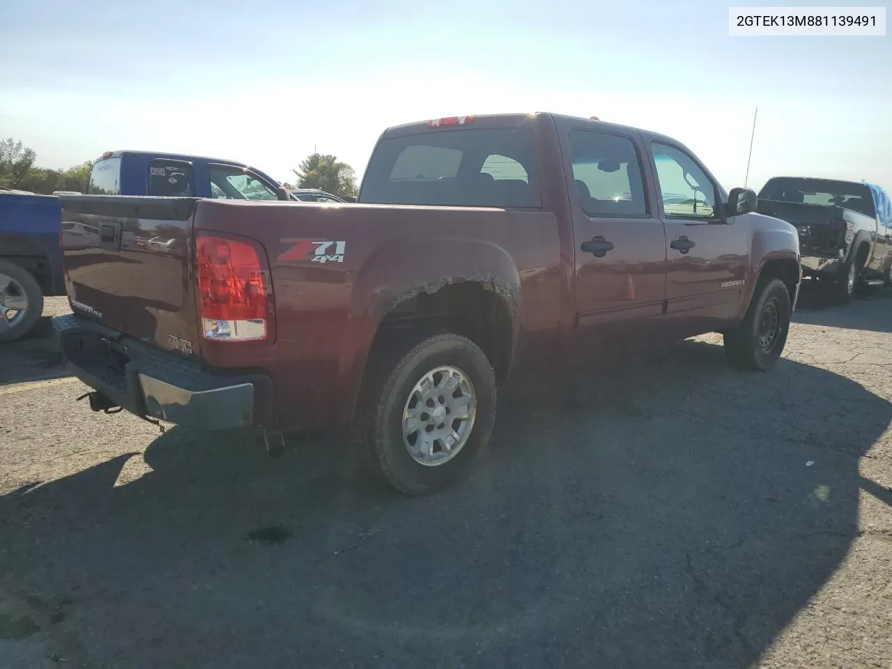 2GTEK13M881139491 2008 GMC Sierra K1500