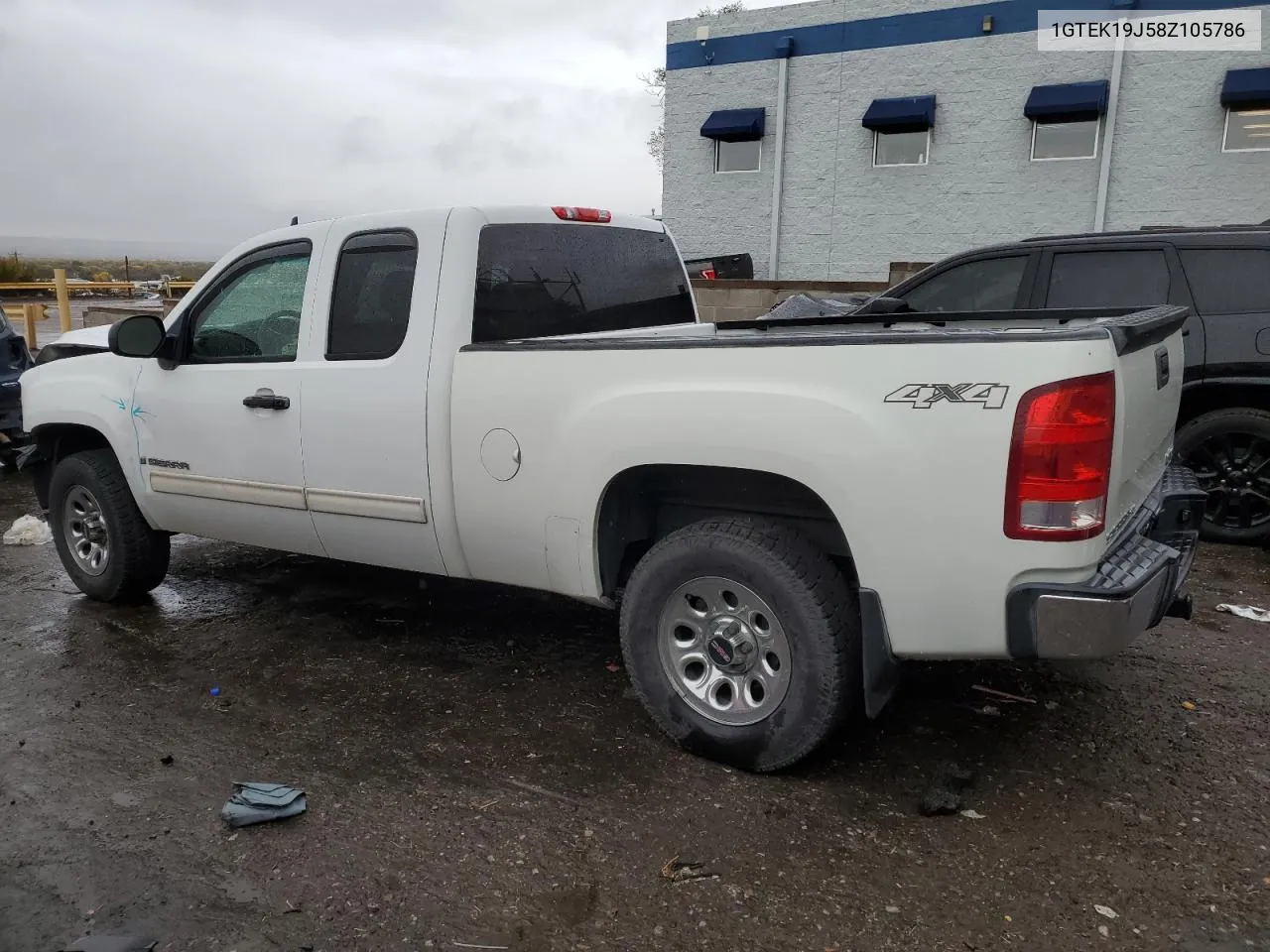 2008 GMC Sierra K1500 VIN: 1GTEK19J58Z105786 Lot: 76530174