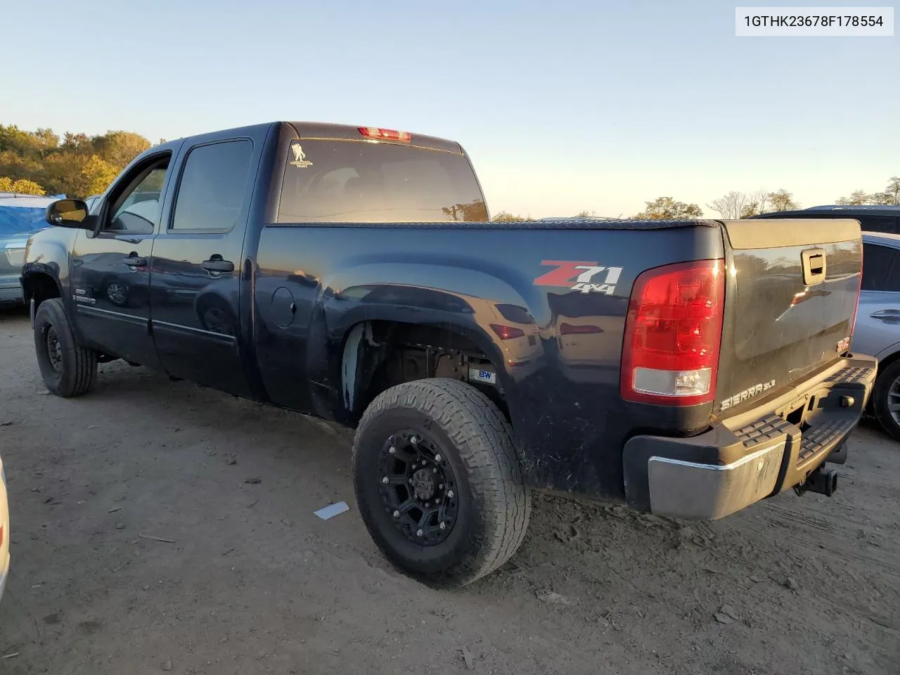 2008 GMC Sierra K2500 Heavy Duty VIN: 1GTHK23678F178554 Lot: 76544004