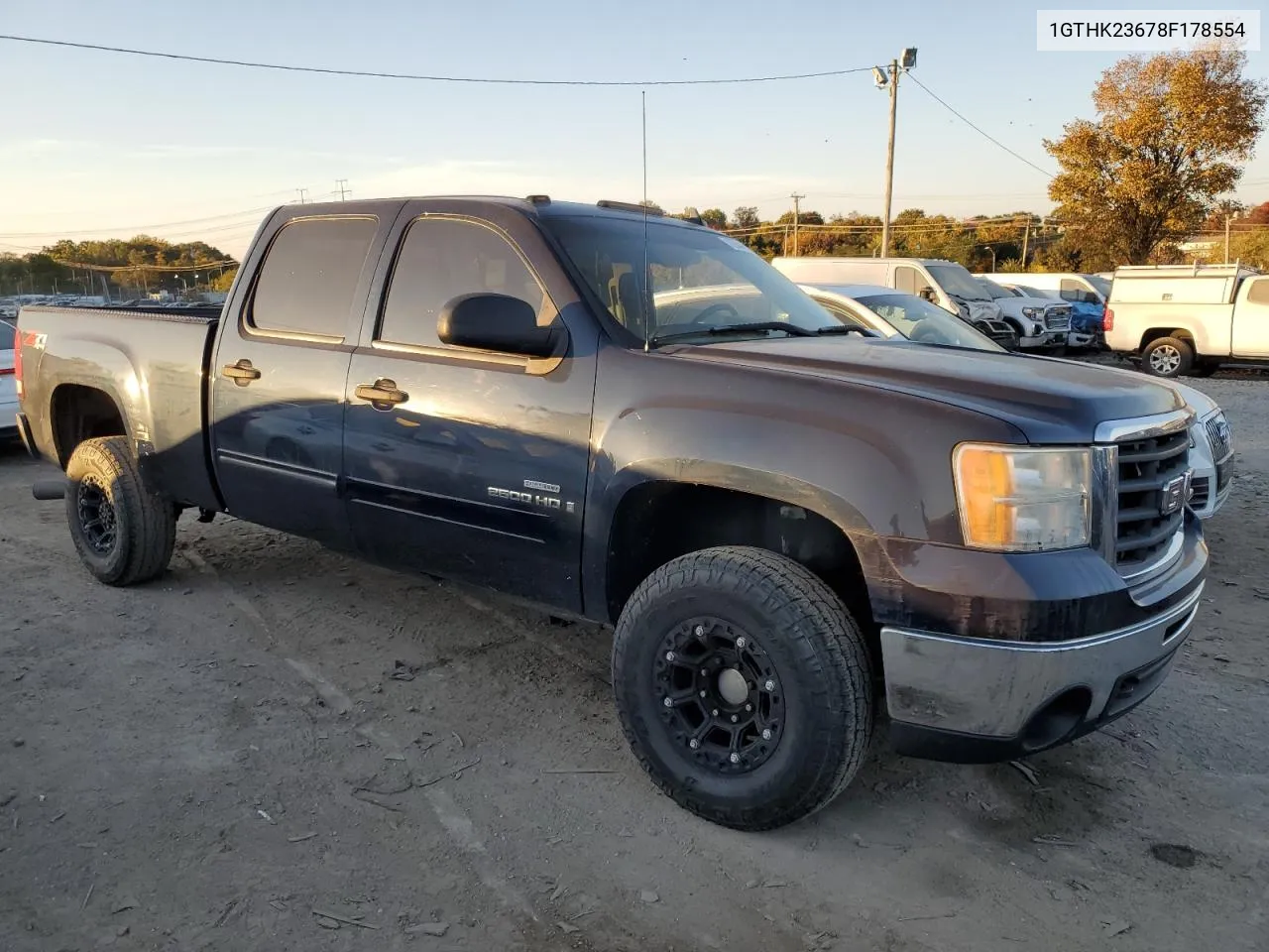 2008 GMC Sierra K2500 Heavy Duty VIN: 1GTHK23678F178554 Lot: 76544004