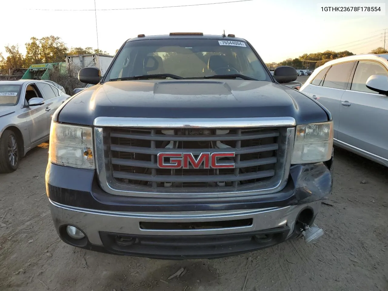 2008 GMC Sierra K2500 Heavy Duty VIN: 1GTHK23678F178554 Lot: 76544004