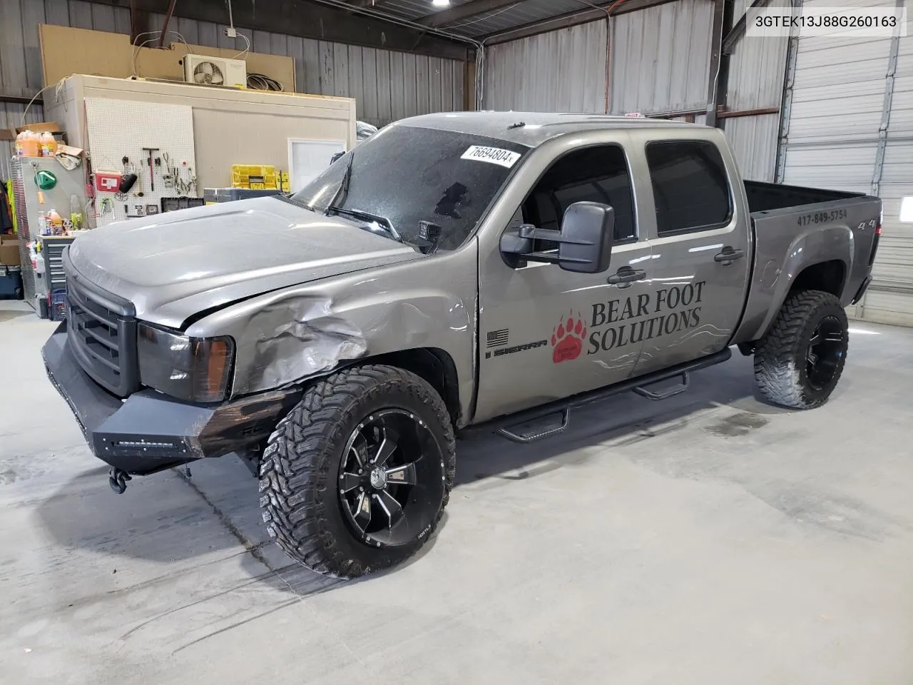 3GTEK13J88G260163 2008 GMC Sierra K1500