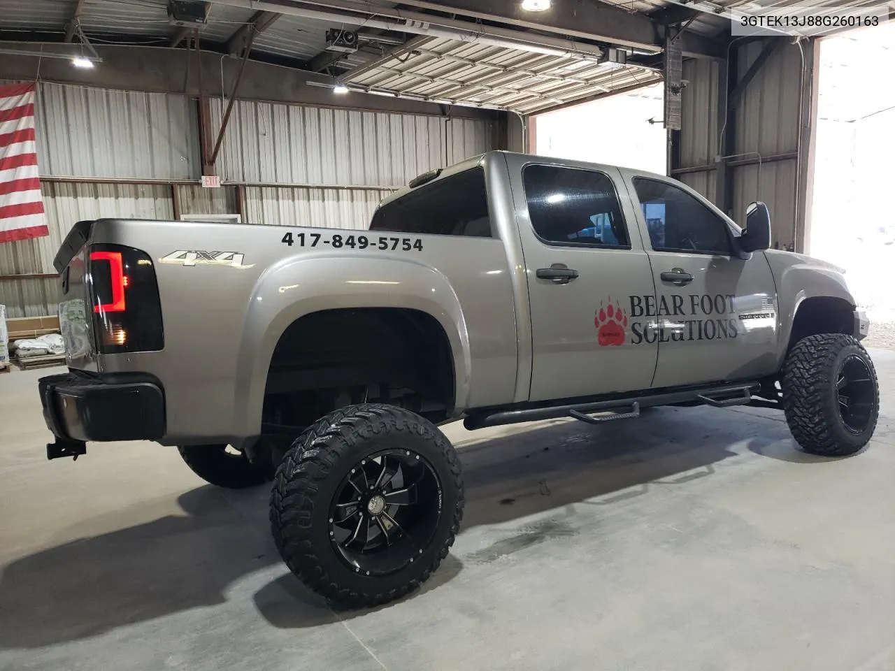 3GTEK13J88G260163 2008 GMC Sierra K1500