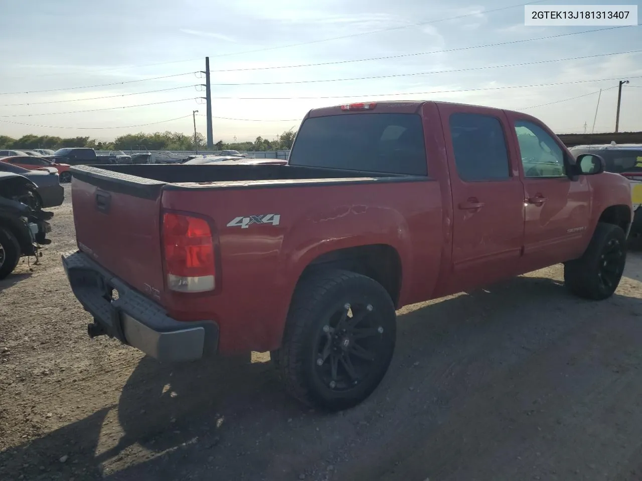 2008 GMC Sierra K1500 VIN: 2GTEK13J181313407 Lot: 76709174