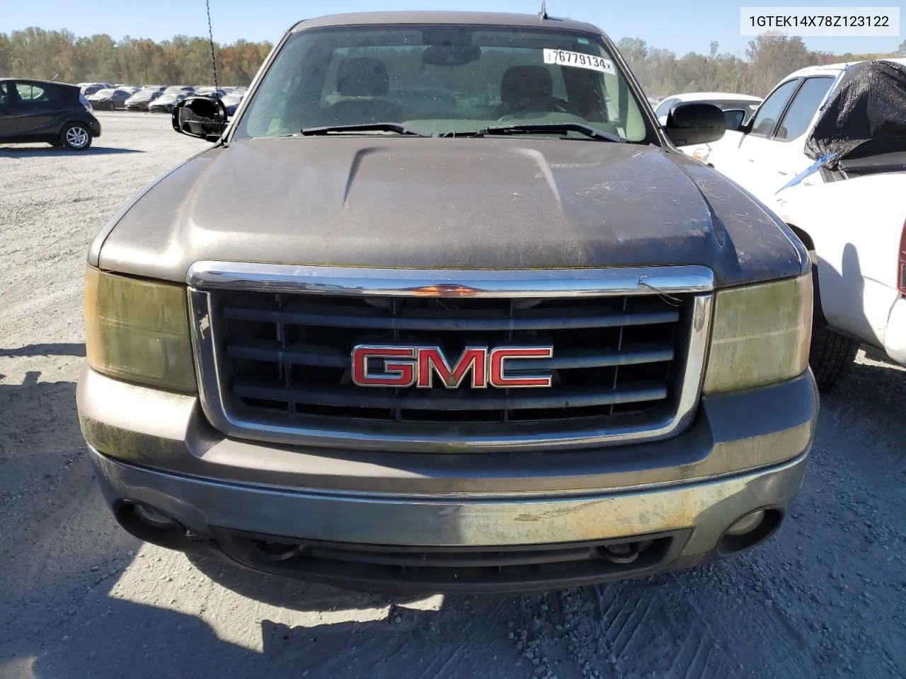 2008 GMC Sierra K1500 VIN: 1GTEK14X78Z123122 Lot: 76779134