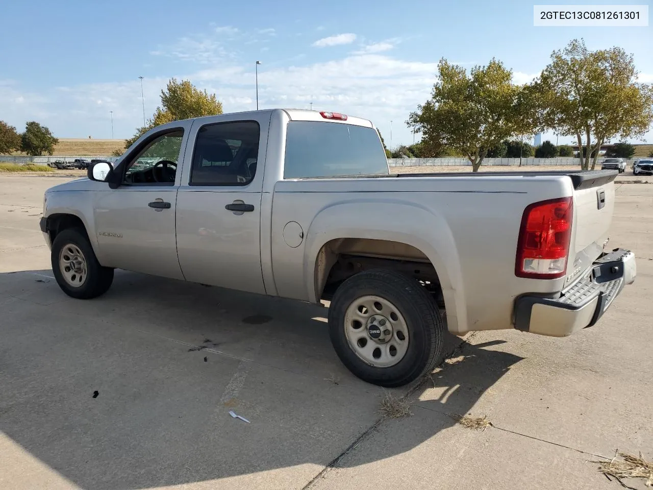 2008 GMC Sierra C1500 VIN: 2GTEC13C081261301 Lot: 76969994