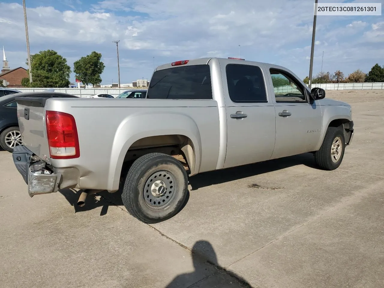 2008 GMC Sierra C1500 VIN: 2GTEC13C081261301 Lot: 76969994