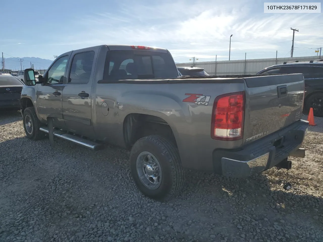 2008 GMC Sierra K2500 Heavy Duty VIN: 1GTHK23678F171829 Lot: 77167154