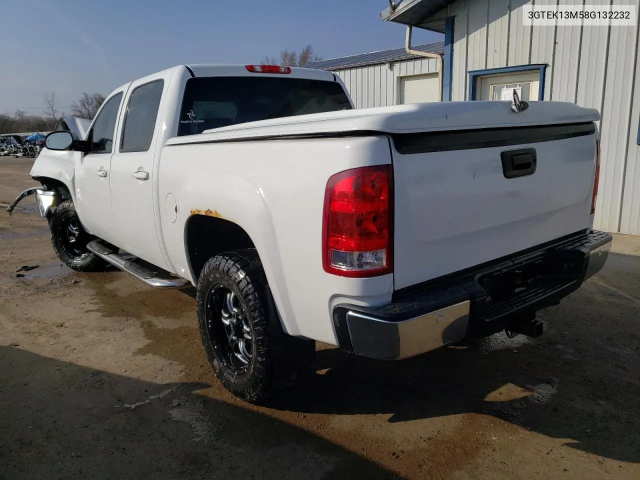 2008 GMC Sierra K1500 VIN: 3GTEK13M58G132232 Lot: 77409594