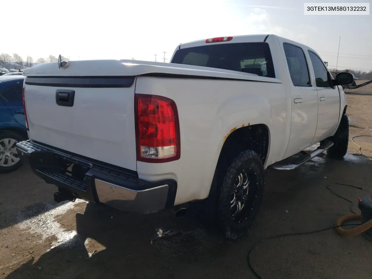 2008 GMC Sierra K1500 VIN: 3GTEK13M58G132232 Lot: 77409594